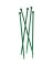 7" GREEN FENCE TIES