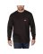 BLK LS MED HD PKT SHIRT