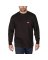 BLK LS SML HD PKT SHIRT