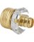 Best Garden 1/2 In. Male Brass Hose Coupling Mender