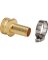 Best Garden 5/8 In. Male Brass Hose End Repair Hose Coupling