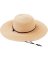 WMNS LT BRN BRAIDED HAT