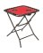 RED FOLDING SIDE TABLE