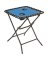 BLUE FOLDING SIDE TABLE