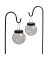 2PK HANGING SOLAR LIGHT