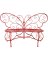 RED IRON BUTTERFLY BENCH 61"