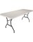 (sp) 6 White Folding Table