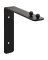 7" BLK WALL PLNT BRACKET