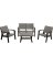 4PC GREYSON CHAT SET