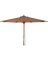 PATIO UMBRELLA 9FT BROWN