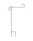 1pc Garden Flag Holder