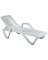 4-POS WHT RESORT LOUNGER