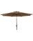 9' BROWN ALUM UMBRELLA