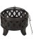 Outdoor Expressions 26 In. Antique Bronze Deep Bowl Steel Firepit