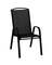 BLK WNDSR STACKING CHAIR