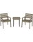 3PC ACACIAWOOD CHAT SET