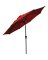 9' RED SOLAR UMBRELLA