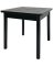 18'' BLK HRDWD END TABLE