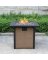 28" WDLEAF GAS FIRE PIT