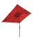 9'X7' RED SOLAR UMBRELLA