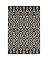 79X114 BLK GEO RUG