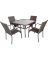 5PC MCHABRWN DINING SET