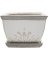 8" WHT BRENTWOOD PLANTER