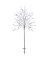 58" LED SNFLK FRSTY TREE