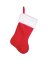 STOCKING 17IN PLUSH RED