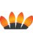 4PK C9 ORANGE CERAM BULB