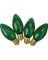 4PK C9 GREEN TRANS BULB
