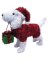 14.5" 3D OPAL TINSEL DOG