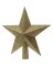 Light Gold 7.5" Tree Topper Star