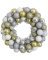 16" SLV/WHT/CHMPG WREATH