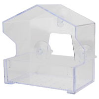 FEEDER BIRD WINDOW SMALL 0.5LB