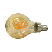 Sylvania Ultra 75345 Vintage LED Lamp; 120 V; 3.5 W; Candelabra E12; A15