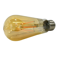 Sylvania Ultra 75351 Vintage LED Lamp; 120 V; 4.5 W; Medium E26; ST19 Lamp;