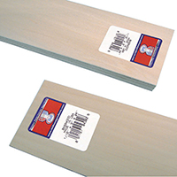 BASSWOOD SHEET 1/16 X 3 X 24IN