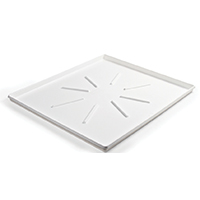DRAIN PAN WASHMACH WHITE W/PVC