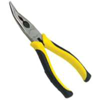 STANLEY 89-871 Nose Plier, 6-3/8 in OAL, 1-1/4 in Jaw Opening, Black/Yellow