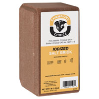 BRICK SALT IODIZED 4LB