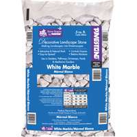 MARBLE CHIPS 5 CUFT WHITE