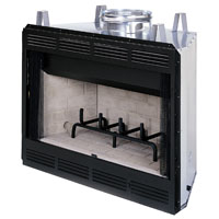 FIREPLACE LOUVRED WD BURN 42IN