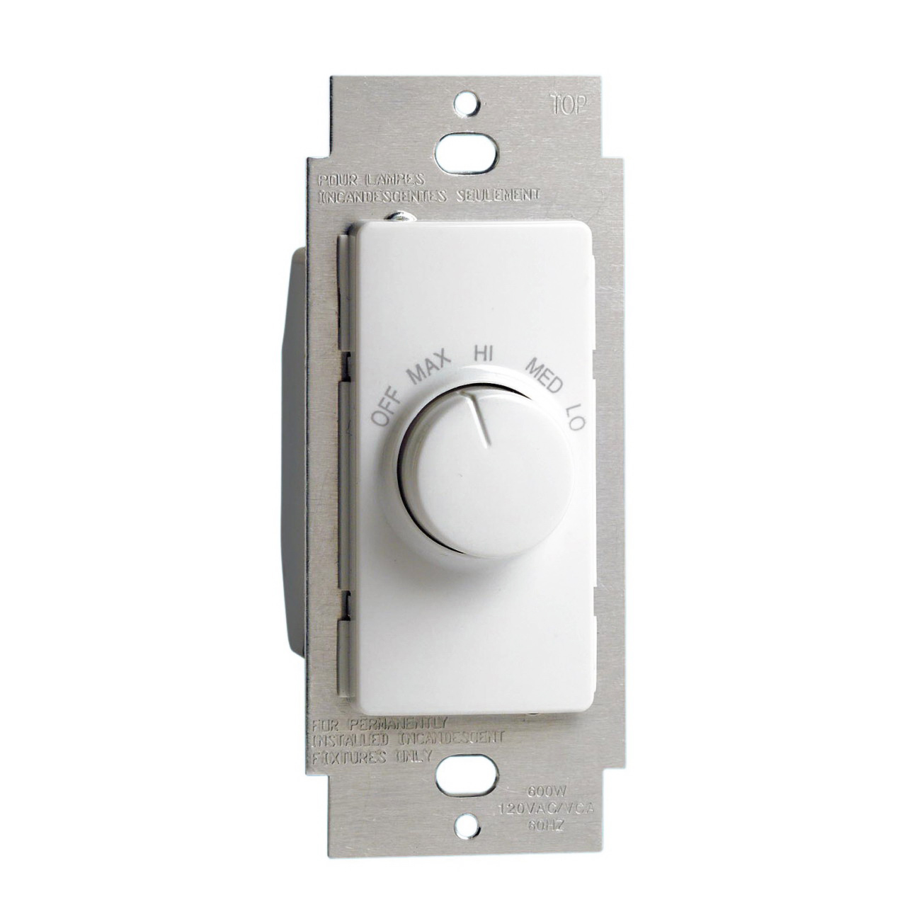 FAN CONTROL DECORA WHT