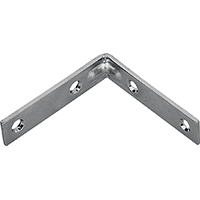 BRACE CORNER STEEL  3X3/4IN ZN