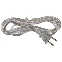 LAMP CORD 6' CLEAR