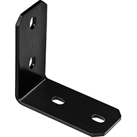 NAT-N351501 CORNER BRACE BLK STL