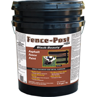 PAINT FENCEPOST BLACK 4.75GAL