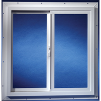 3X3 Vinyl Slider Utility Window