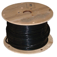 ELECT.WIRE #2/0 BLK STR 500FT